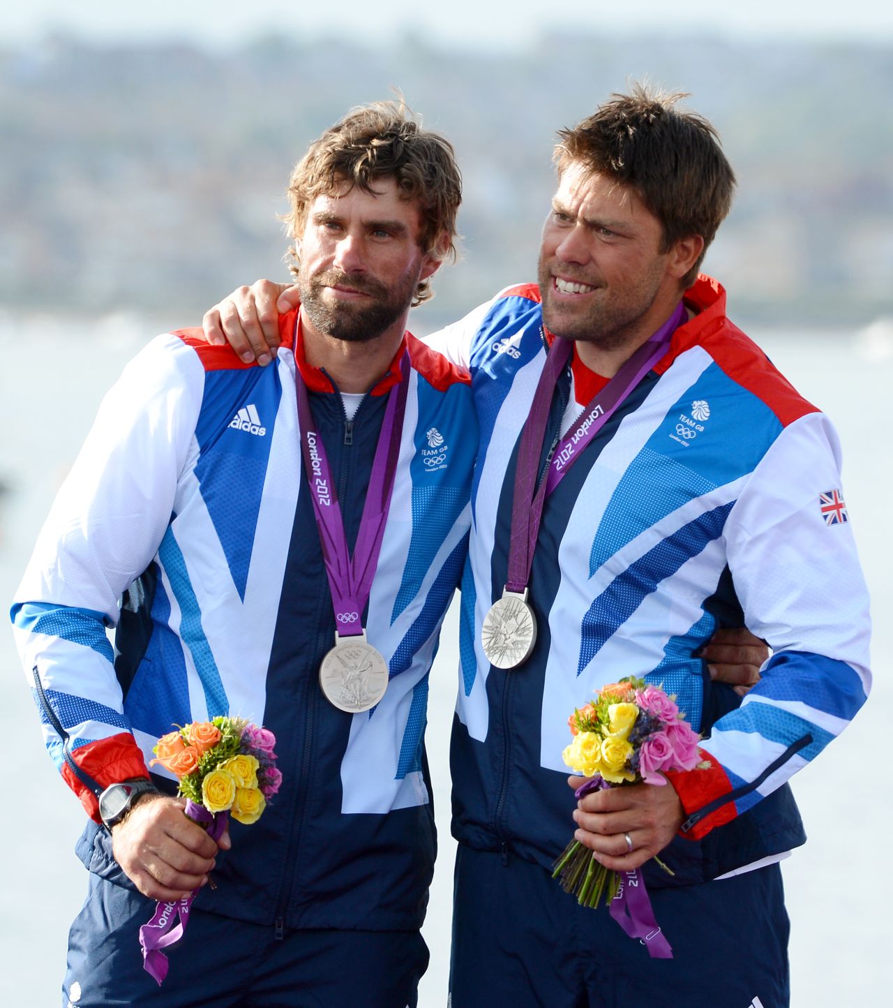 Olympic sailing champions Iain Percy and Andrew "Bart" Simpson (right) were childhood friends and enjoyed their greatest successes together.