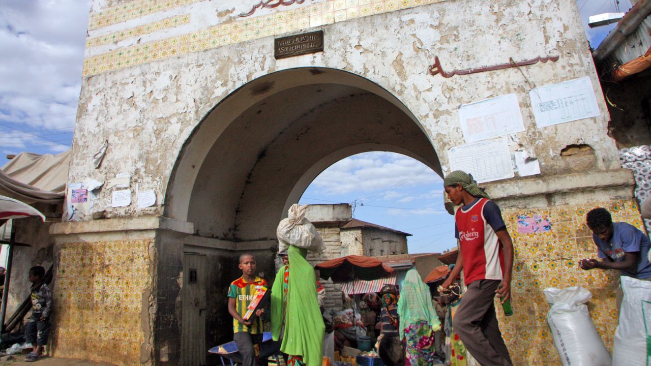 Six gates provide access to the ancient walled city.