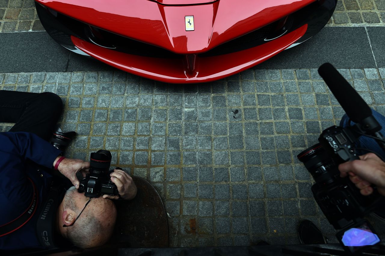 Notable for their "Rosso Corsa" -- or race red -- color, Ferrari cars often attract attention.