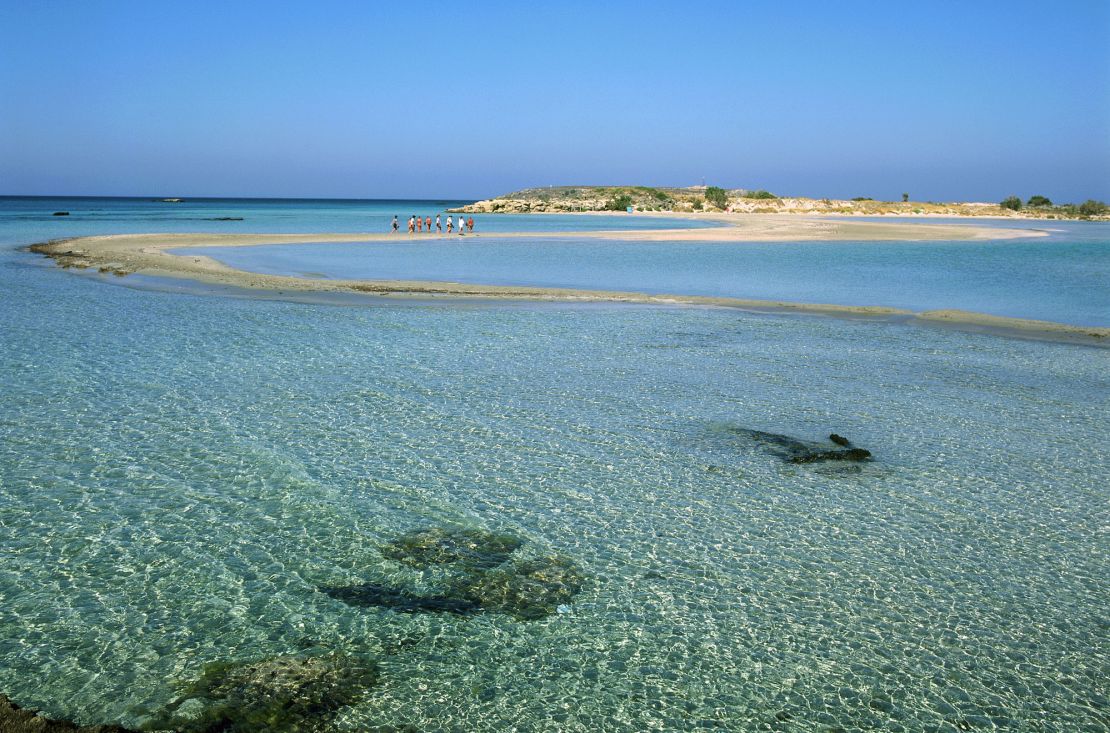 Elafonisi, off the coast of Crete. 