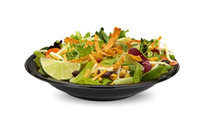 I'd get the Southwest Salad without chicken. I prefer eating more vegetarian foods and that really is difficult at McDonald's. Trying to eat veggies at each meal is important to me --I like that the salad is mostly veggies with some fun from tortilla strips, cheese and dressing.<br /><br />It weighs in under 300 calories and has 9 grams of protein and 6 grams of fiber. Plus, the sodium isn't off the charts like many other fast food options." <br /><br />-- <a href="index.php?page=&url=https%3A%2F%2Fdawnjacksonblatner.com%2F" target="_blank" target="_blank">Dawn Jackson Blatner</a>, RDN, CSSD, LDN