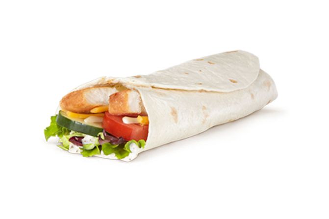 "A salad just wouldn't be enough calories.So if I'm famished, I think I would probably choose the Premium McWrap Southwest (grilled).<br /><br />Five hundred calories is a reasonable amount for a meal and it's pretty balanced, with about 40% of the calories coming from carbs, 24% from protein and 33% from fat. <br /><br />It's also got a serving of vegetables (including a salad blend that actually includes <a href="index.php?page=&url=http%3A%2F%2Fwww.huffingtonpost.com%2F2015%2F03%2F04%2Fyuma-lettuce_n_6796398.html" target="_blank" target="_blank">some nice greens</a>, like mizuna and arugula) and 5 grams of fiber. For fast food, that's actually pretty good! <br /><br />The trick would be resisting the fries!!" <br /><br />-- Monica Reinagel, MS, LDN, CNS, Author of "<a href="index.php?page=&url=http%3A%2F%2Fwww.amazon.com%2FNutrition-Divas-Secrets-Healthy-Diet%2Fdp%2F0312676417" target="_blank" target="_blank">Nutrition Diva's Secrets for a Healthy Diet</a>"