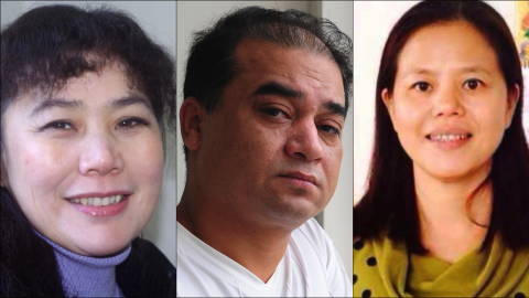 Liu Ping, left, Ilham Tohti. center, and Su Changlan, right have all been detained or jailed for expressing their views online, according to Amnesty International. 