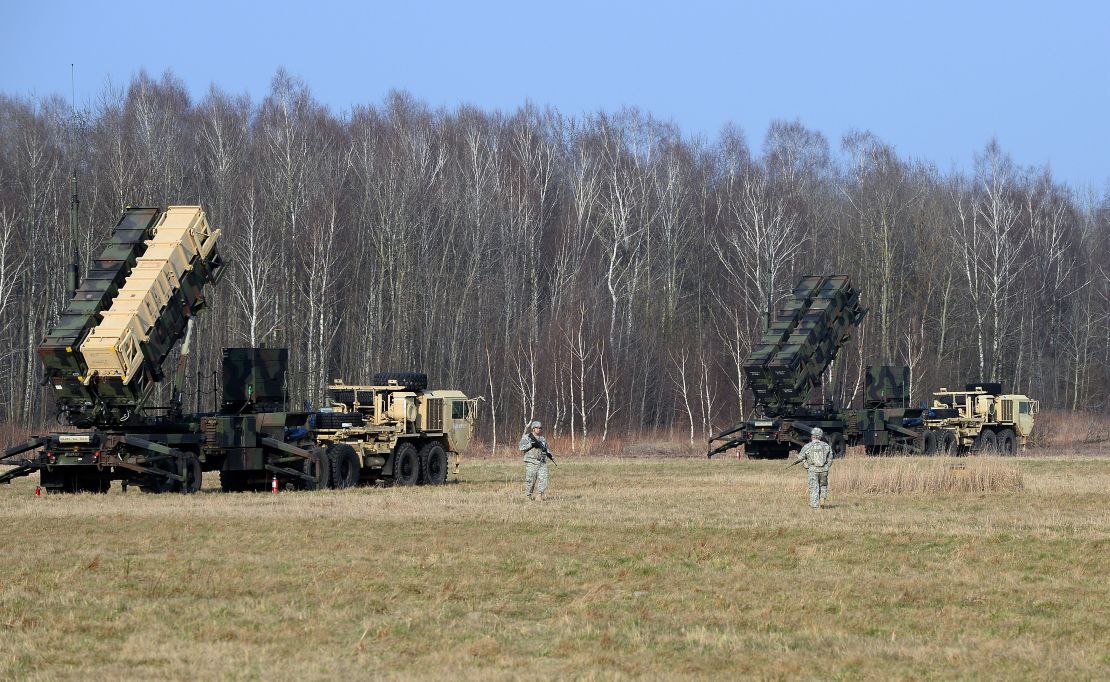 A Patriot air and missile defense system at a test range in Sochaczew, Poland, in March 2015.