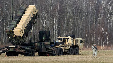 A Patriot air and missile defense system at a test range in Sochaczew, Poland, in March 2015.