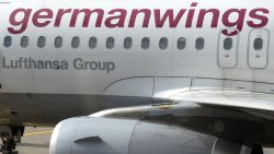 A plane of Lufthansa's low-cost subsidiary Germanwings is pictured on August 28, 2014 at Cologne's airport. Pilots of Lufthansa's low-cost subsidiary Germanwings are to strike on August 29 in pursuit of their demands for better early retirement provisions, their union announced on Thursday.    AFP PHOTO / DPA / HENNING KAISER /  GERMANY OUT        (Photo credit should read HENNING KAISER/AFP/Getty Images)