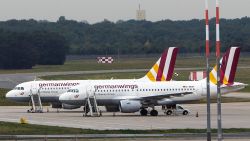  A general view of parked Germanwings planes during a nationwide 6-hour strike by Germanwings pilots at Tegel Airport that grounded 116 flights on August 29, 2014 in Berlin, Germany. 