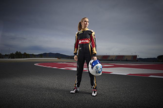 Carmen Jorda joined Lotus F1 as a development driver ahead of the 2015 season.