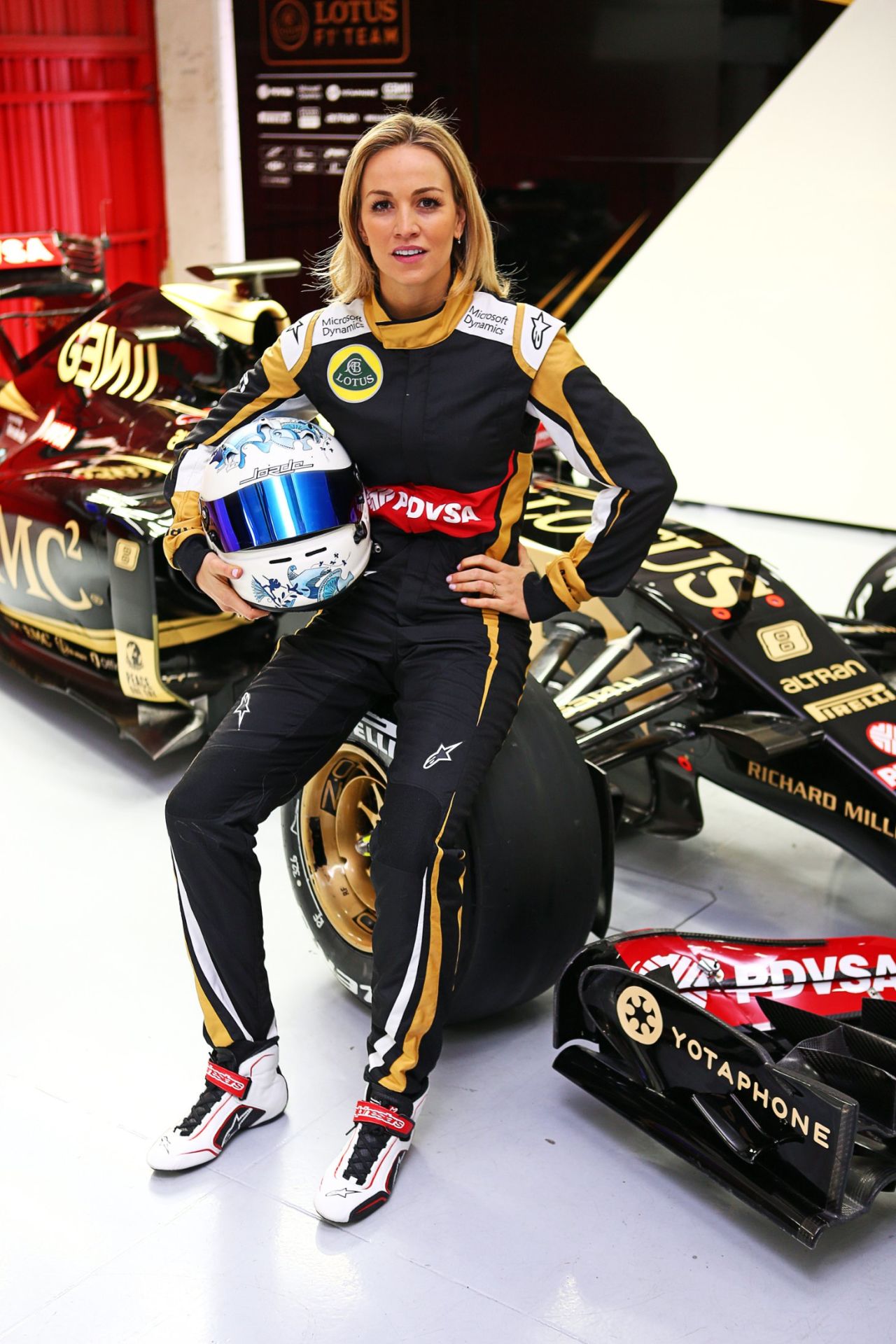 The 26-year-old works on an intensive simulator program at Lotus' base in Enstone, England.