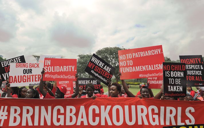In April Islamic fundamentalist group Boko Haram kidnaps more than 200 schoolgirls in Chibok, Borno state. International outcry ensues across social media, but nearly over a year later the girls have yet to be released.