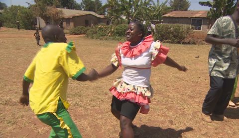The Isukha and Idakho communities in western Kenya practice a lively, celebratory dance called "isukuti". 