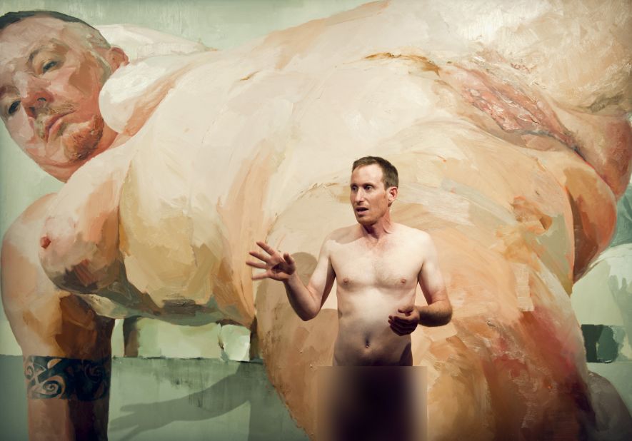 This will be the National Gallery of Australia's first ever naked tour. It's a collaboration with Melbourne-based artist Stuart Ringholt, pictured. He's led similar experiences at Sydney's Museum of Contemporary Art and Tasmania's Museum of Old and New Art.