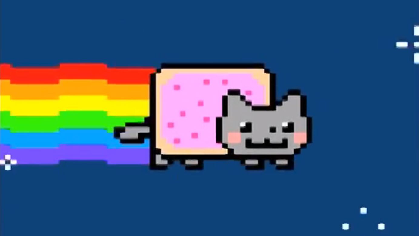 <a href="https://www.youtube.com/watch?v=QH2-TGUlwu4" target="_blank" target="_blank">Nyan Cat</a>, a YouTube video updated in 2011, has been viewed nearly 200 million times. 