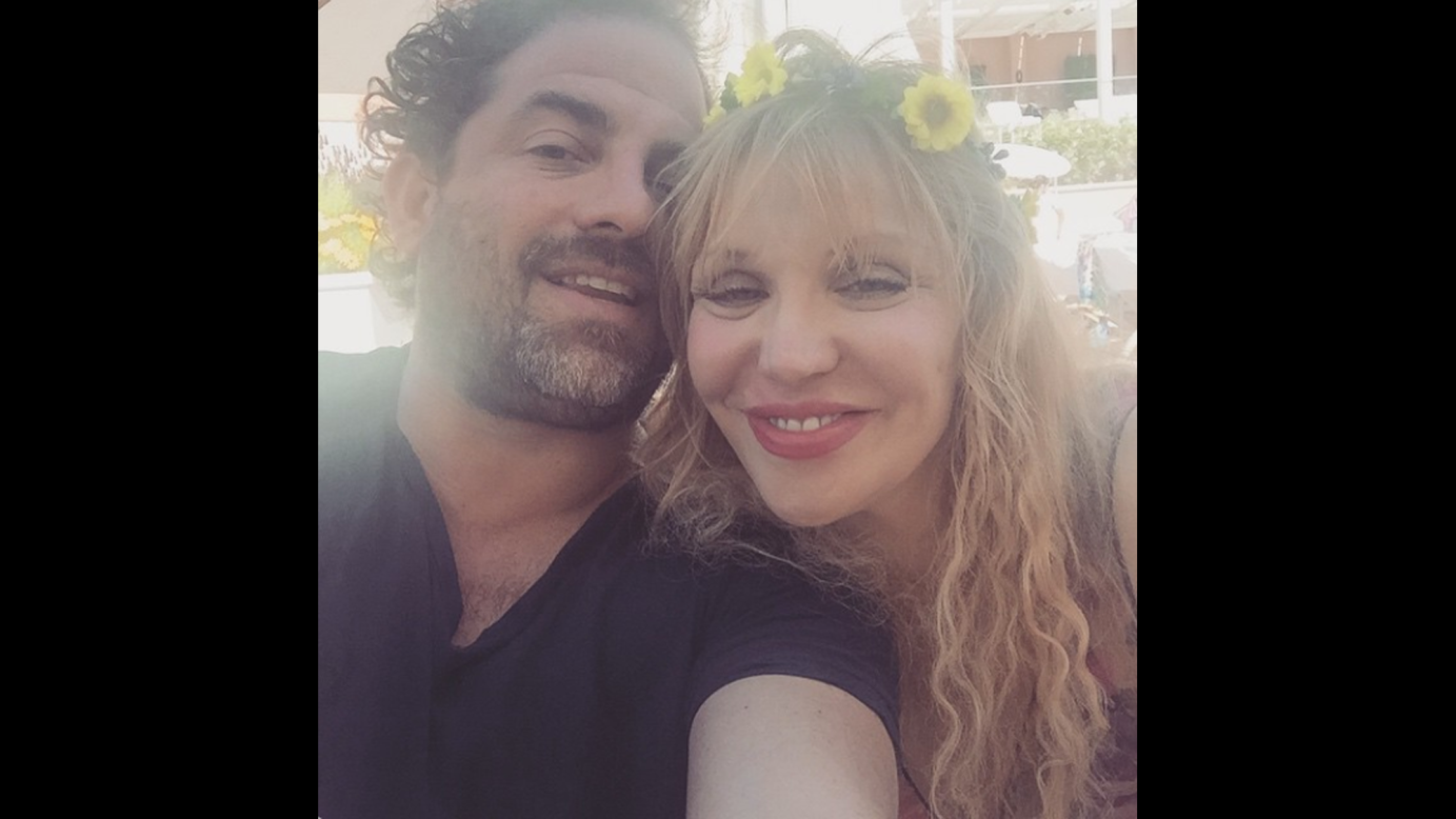 Rocker Courtney Love <a href="https://instagram.com/p/0gef-ctVJS/?taken-by=courtneylove" target="_blank" target="_blank">takes a selfie with film director Brett Ratner</a> on Saturday, March 21. She called him one of her top three favorite men in Hollywood.