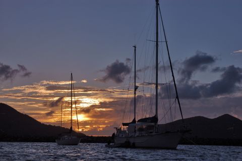 "A week on a catamaran in the British Virgin Islands ... all the islands melded together in memory, because location ceased to have any meaning, just for a week," wrote <a href="http://ireport.cnn.com/docs/DOC-1220014">iReporter Donald Barrick</a>. The British territory includes four larger islands and 32 smaller islands and islets (most of which are uninhabited).