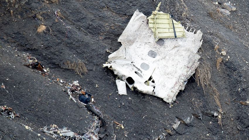 SEYNE, FRANCE - MARCH 25: (Alternate crop of #467495310) In this handout image supplied by the Ministere de l'Interieur (French Interior Ministry), search and rescue teams attend to the crash site of the Germanwings Airbus in the French Alps on March 25, 2015 near Seyne, France. Germanwings flight 4U9525 from Barcelona to Duesseldorf has crashed in Southern French Alps. All 150 passengers and crew are thought to have died. (Photo by F. Balsamo/Gendarmerie nationale/Ministere de l'Interieur via Getty Images)