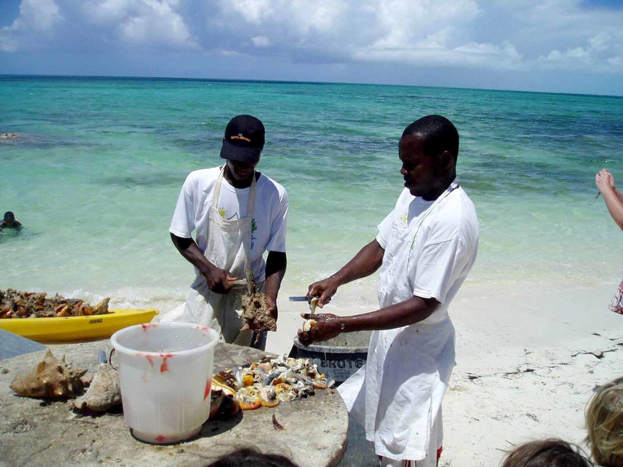 <a href="http://ireport.cnn.com/docs/DOC-1222445">Erin Carlson</a> visited Turks and Caicos in 2007 for her wedding. "One of our 'must dos' was a visit to 'da Conch Shack.' Here you can watch as they clean the conch right there on the beach, which you can then order in a dish at this little seaside bistro shack," wrote Carlson.