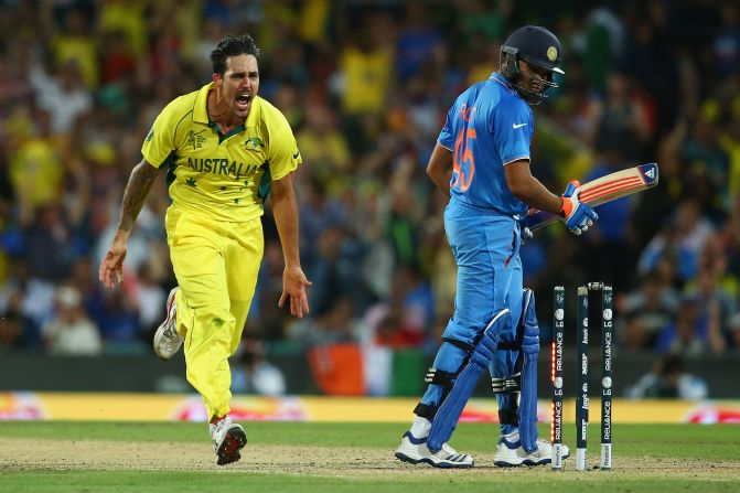 Australia are set to meet New Zealand in the ICC Cricket World Cup final after beating India by 95 in the semifinal in Sydney.