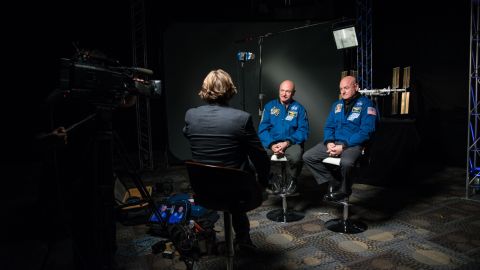 Kelly and his twin brother, retired astronaut Mark Kelly, speak to media outlets about the one-year mission on January 19. Mark Kelly has volunteered for NASA's "Twins Study" to see how the identical twins change over the year in two very different environments.