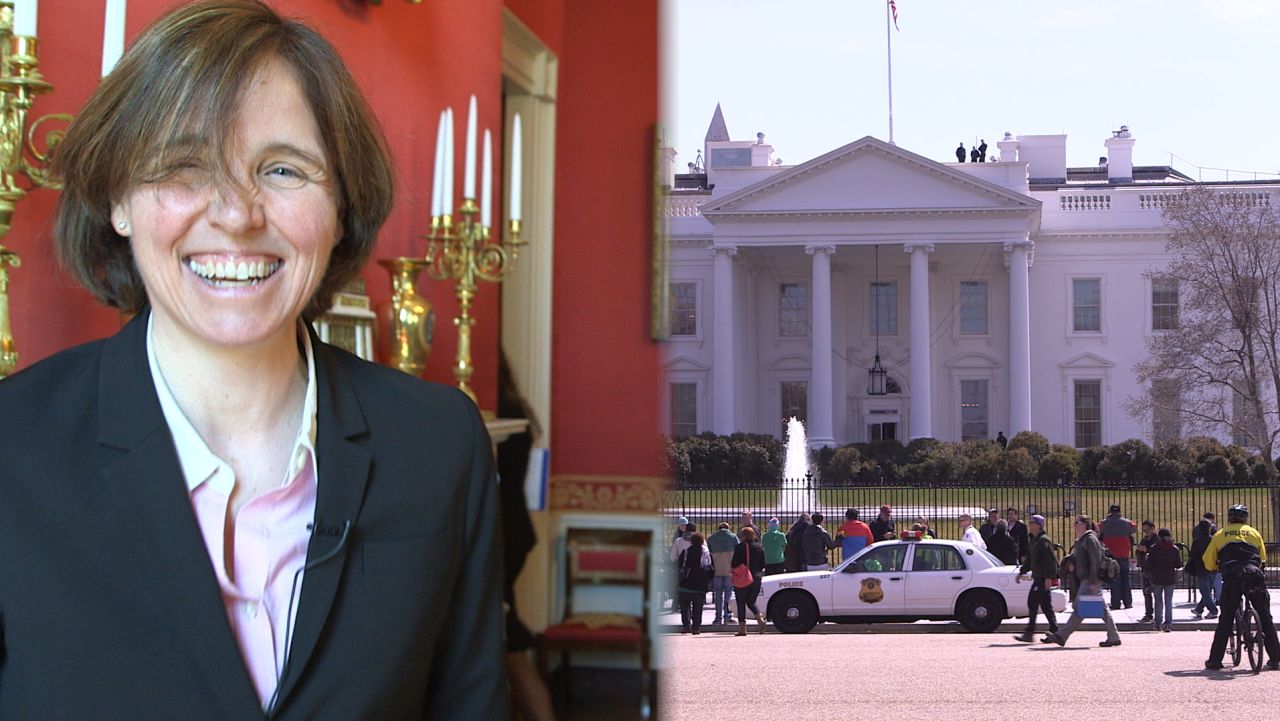 Megan Smith gives CNN tour around WH science fair