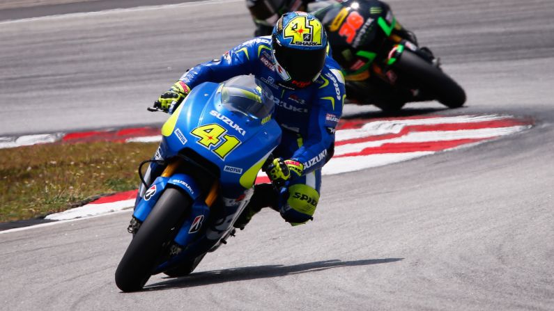 Aleix Espargaro got Suzuki off to a great start in their MotoGP comeback -- the Spaniard finished third fastest in the first practice at Losail.