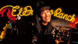 Singer Selena Quintanilla Perez inside nightclub circa 1995.