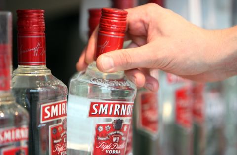 <strong>1. Smirnoff vodka. </strong>US retail sales in 2014: $315 million. 