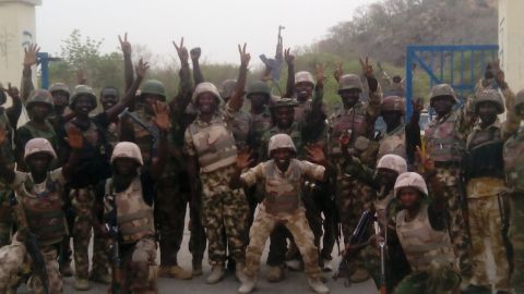 Nigeria's military said well-coordinated land and air operations had liberated Gwoza in Borno state.