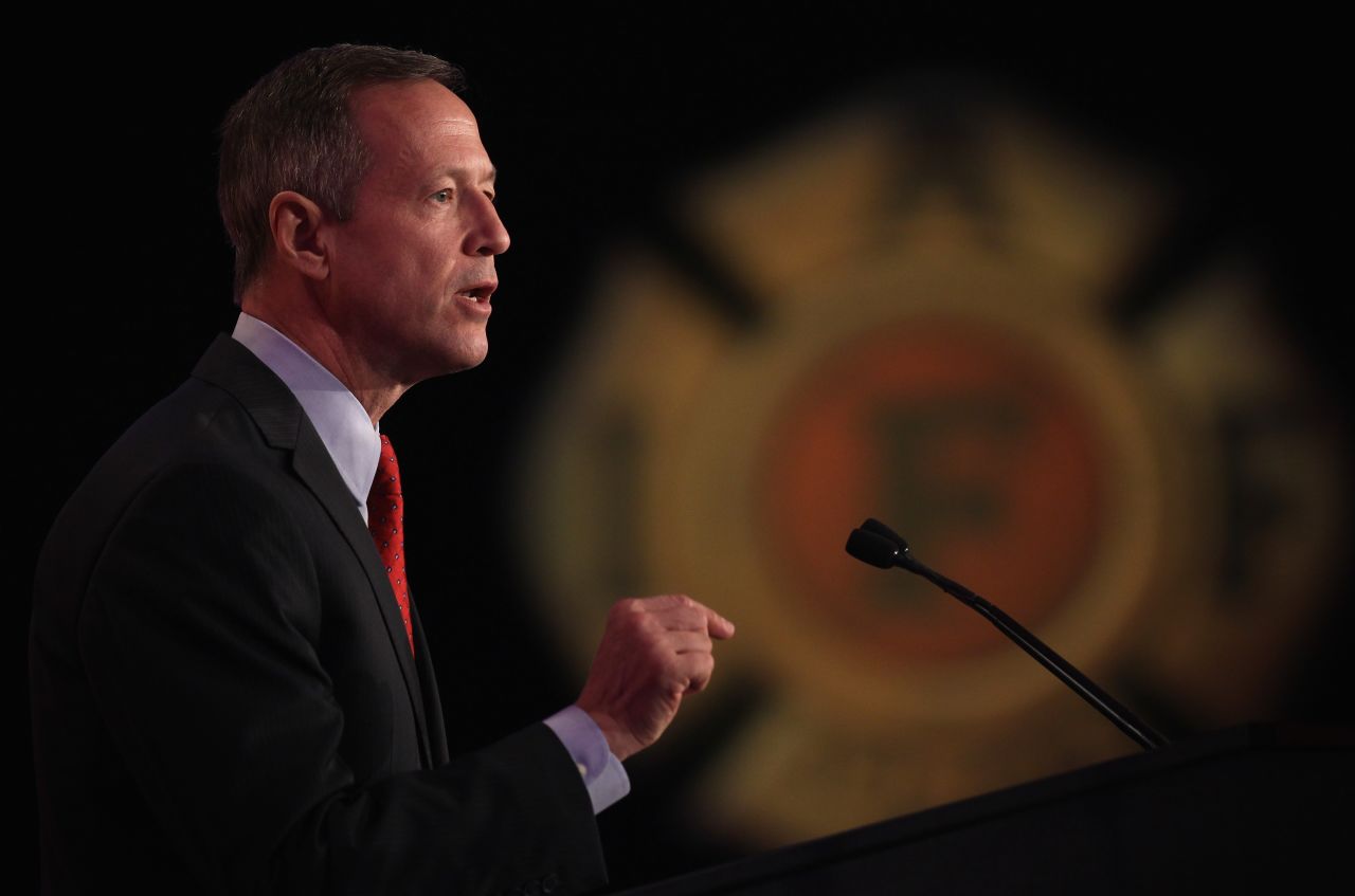 O'Malley speaks during the 2015 Alfred K. Whitehead Legislative Conference and Presidential Forum on March 10.