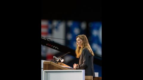U.S. Ambassador to the United Nations and Pulitzer Prize-winning author Samantha Power spoke at the University of Pennsylvania on May 18. 