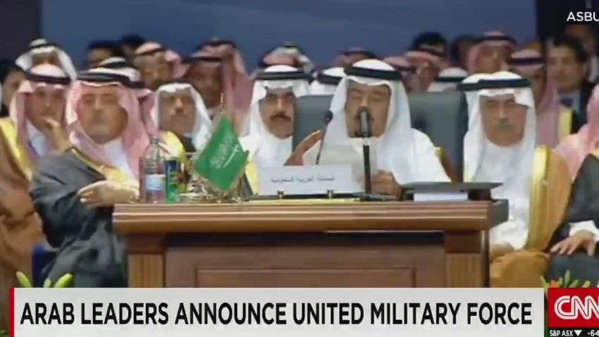 Arab coalition meeting