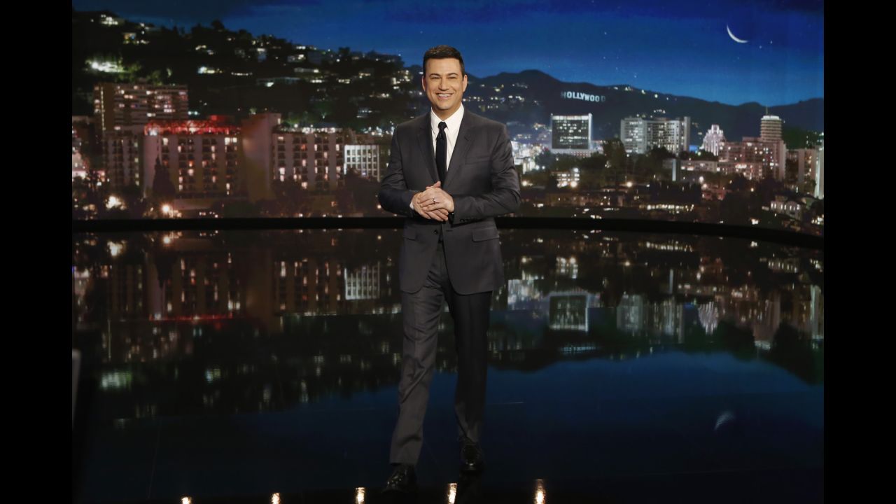 Jimmy Kimmel oversees ABC's late-night show, "Jimmy Kimmel Live," which has gained popularity for such bits as "Mean Tweets" and his alleged triangle with Matt Damon and Ben Affleck.