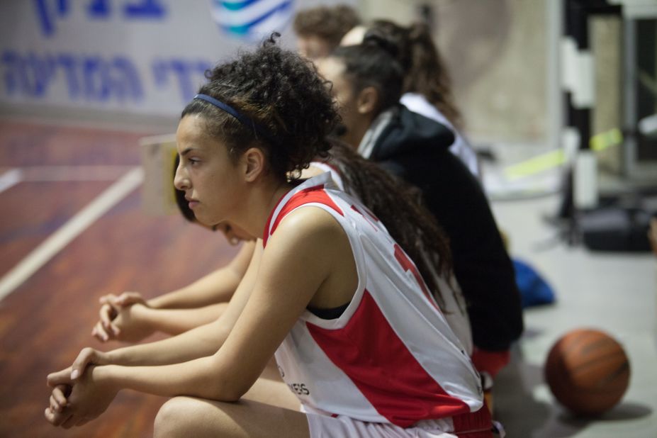 Duha, who lives in East Jerusalem, says basketball crosses cultural and language barriers. Since starting out at the age of six, she has now learned Hebrew and English.