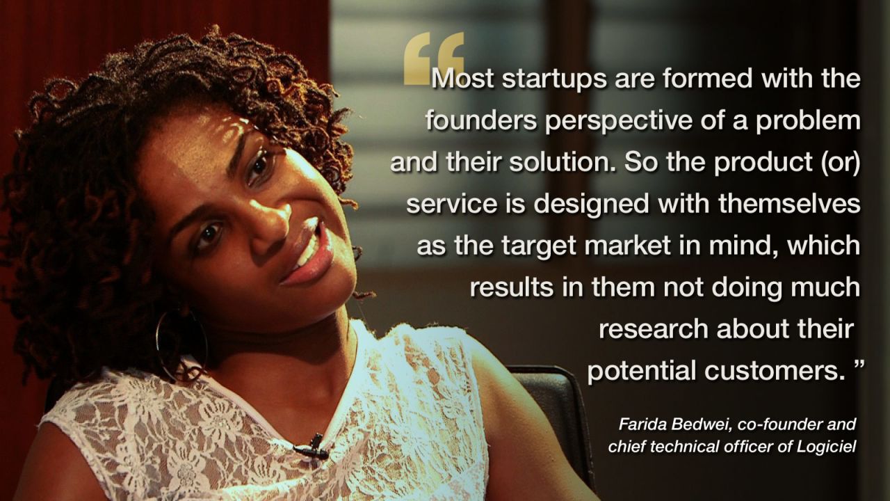 Entrepreneur <a href="https://www.cnn.com/video/data/3.0/video/tv/2015/02/10/spc-african-voices-farida-bedwei-a.cnn/index.xml" target="_blank">Farida Bedwei, co-founder of Logiciel</a>, a technology and innovation company in Accra, is considered to be one of the most powerful women in financial technology in Africa.<br /><br />She says: "If the company is producing a product or providing a service which requires high patronage from a cross-section of the population, then it must be built with the educational background and economic capabilities of both the informal and formal sector in mind. This also translates into the way the product or service is packaged or delivered to the consumers."<br /><br /><a href="https://www.cnn.com/2015/02/13/africa/farida-bedwei-ghanaian-software-genius/index.html" target="_blank"><strong>Read more about Farida Bedwei -- the tech genius owning cerebral palsy like a boss</strong></a>