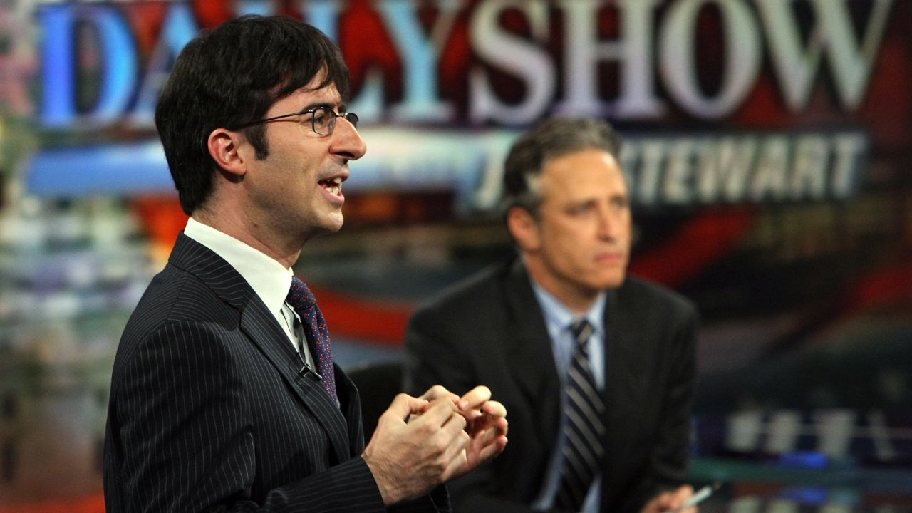 British comedian John Oliver spent seven years on the show before leaving in 2014 to launch "Last Week Tonight with John Oliver," a late-night talk show on HBO.