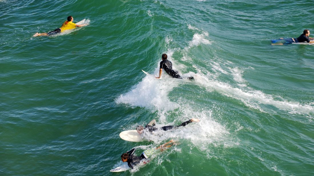 There are professional surf schools in virtually every town and city along the California coast.