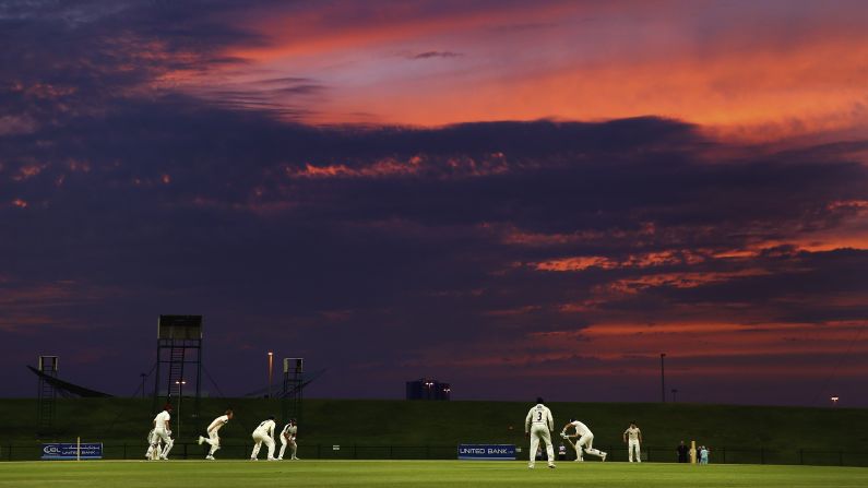 The Marylebone Cricket Club plays Yorkshire during a Champion County match Tuesday, March 24, in Abu Dhabi, United Arab Emirates. <a href="index.php?page=&url=http%3A%2F%2Fwww.cnn.com%2F2015%2F03%2F24%2Fsport%2Fgallery%2Fwhat-a-shot-sports-0324%2Findex.html" target="_blank">See 30 amazing sports photos from last week</a>