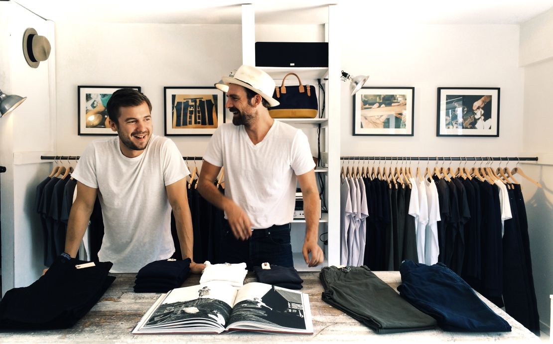Buck Mason co-founders say they keep down the cost of their clothing by selling directly to customers.