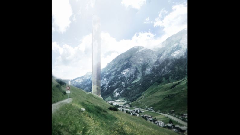 If approved, the 7132 Tower will loom over the village of Vals in Switzerland. Planned completion date is 2019.