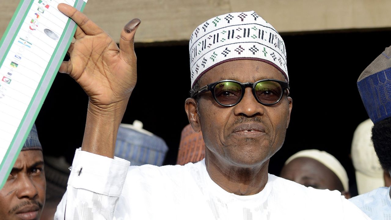 Nigerian president-elect Muhammadu Buhari.