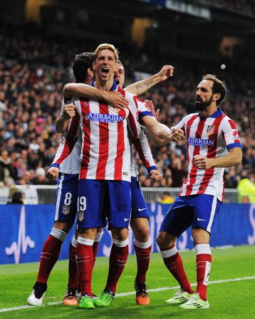 Torres celebra su segundo ciclo con el Atlético de Madrid. El 15 de enero eliminaron al Real Madrid de la Copa del Rey.