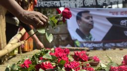A Bangladeshi social activist pays his last respects to slain US blogger of Bangladeshi origin and founder of the Mukto-Mona (Free-mind) blog site, Avijit Roy in Dhaka on March 6, 2015 after he was hacked to death by unidentified assailants in the Bangladeshi capital on February 26. An FBI team has arrived in Dhaka to help investigate the American-Bangladeshi writers gruesome killing. AFP PHOTO / Munir uz ZAMAN (Photo credit should read MUNIR UZ ZAMAN/AFP/Getty Images)