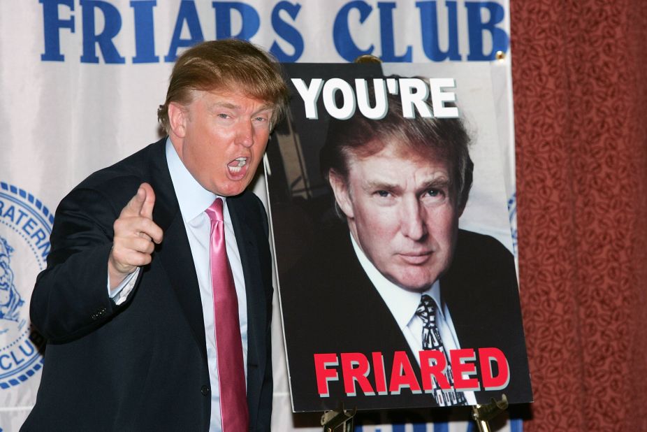 Trump attends the Donald Trump Friars Club Roast Luncheon at the New York Hilton on October 15, 2004, in New York City.