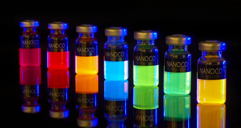 Quantum dots are tiny fluorescent semi-conductors that possess unique optical qualities. 