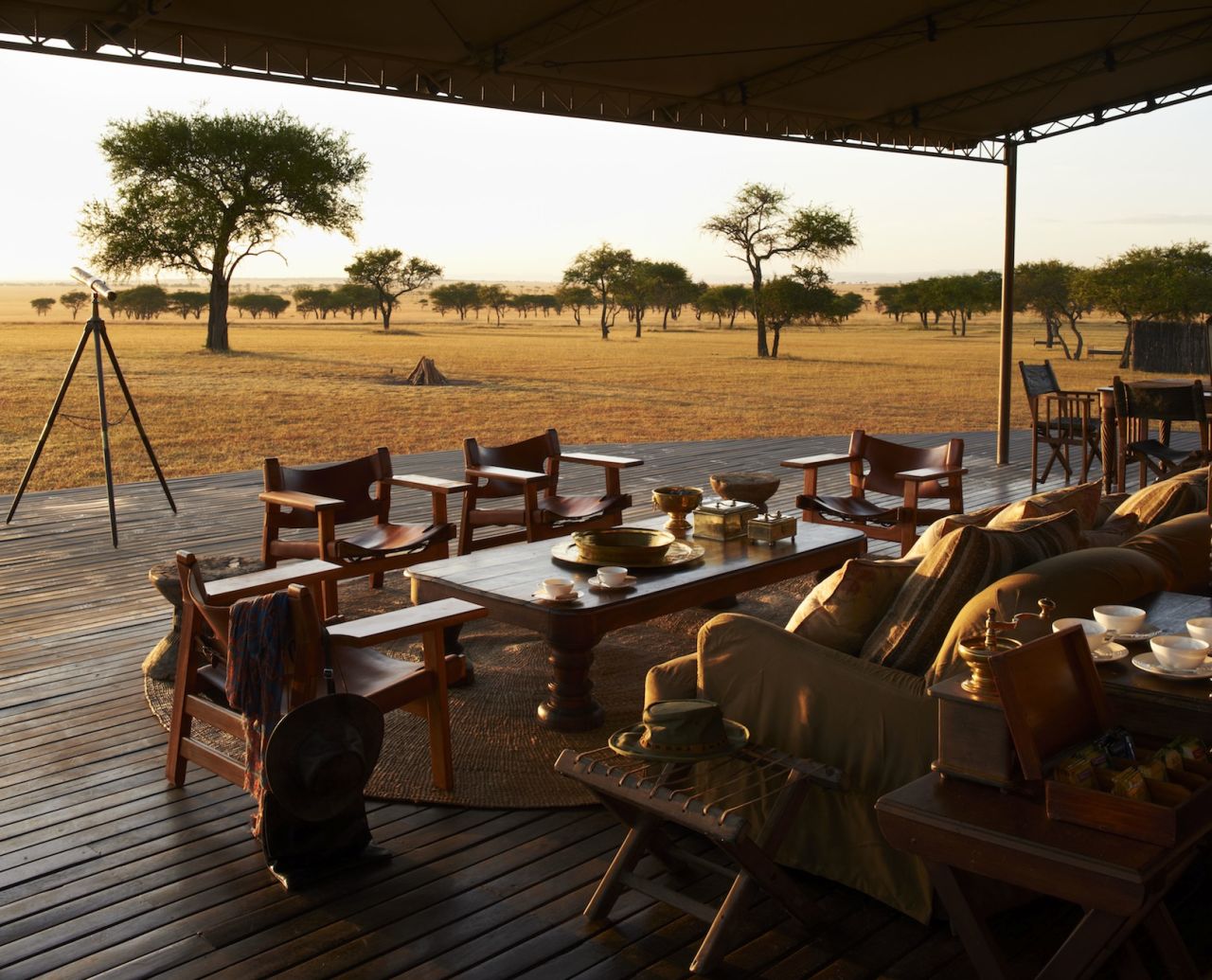"Some of the lodges in the Serengeti ecosystem, where an American hedge fund tycoon created a private game reserve, can be described as ostentatiously opulent (a sheik would be happy to sleep in the stables, someone once observed), but the fact that the Grumeti reserve extends the viable migration area by some 150,000 hectares is one of Africa greatest recent conservation successes."
