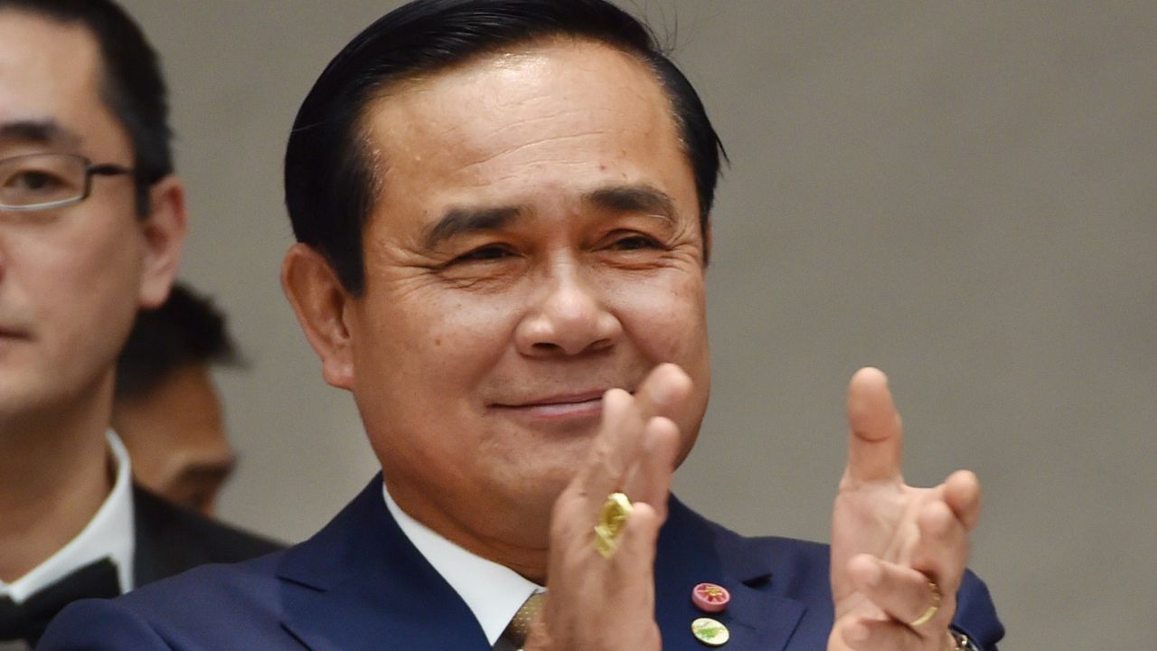 Thai Prime Minister Gen. Prayuth Chan-Ocha at a luncheon in Tokyo in February.
