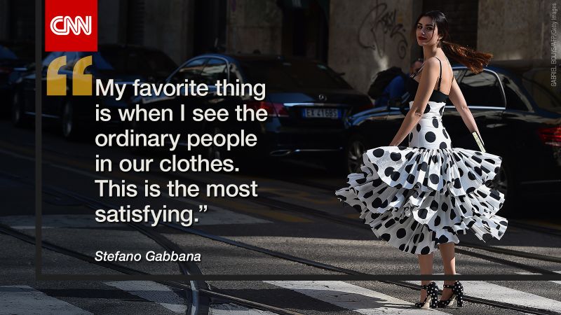 Dolce Gabbana celebrate 30 years of drama and design CNN