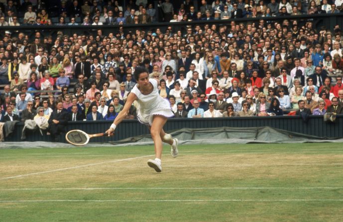 The only British woman to have won titles at all four Grand Slam tournaments, Virginia Wade won 839 matches in a career spanning more than 20 years.