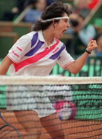At 759 wins, Arantxa Sanchez-Vicario of Spain makes the top five, having excelled on clay to triumph at the French Open three times.