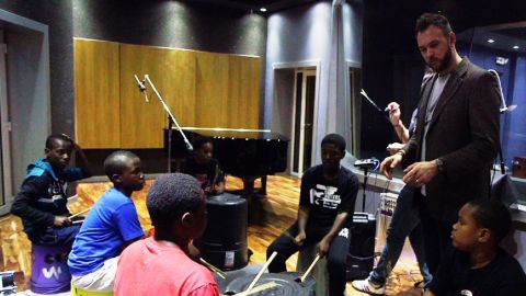 By the end of the year students in the program will be performing on stage and recording in a studio, says Bernstein.